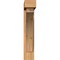 Ekena Millwork Thorton Block Smooth Bracket w/ Offset Brace, Western Red Cedar, 5 1/2"W x 22"D x 30"H BKT0604X22X30THR05SWR - alternate 3
